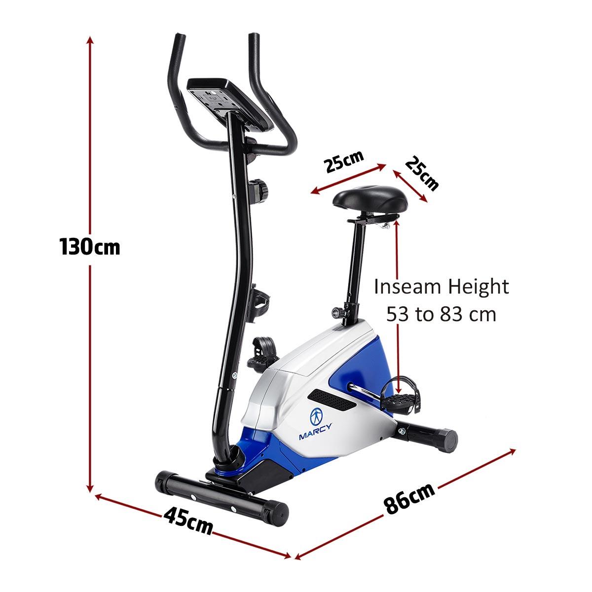 MARCY AZURE BK1016 UPRIGHT EXERCISE BIKE 7/7