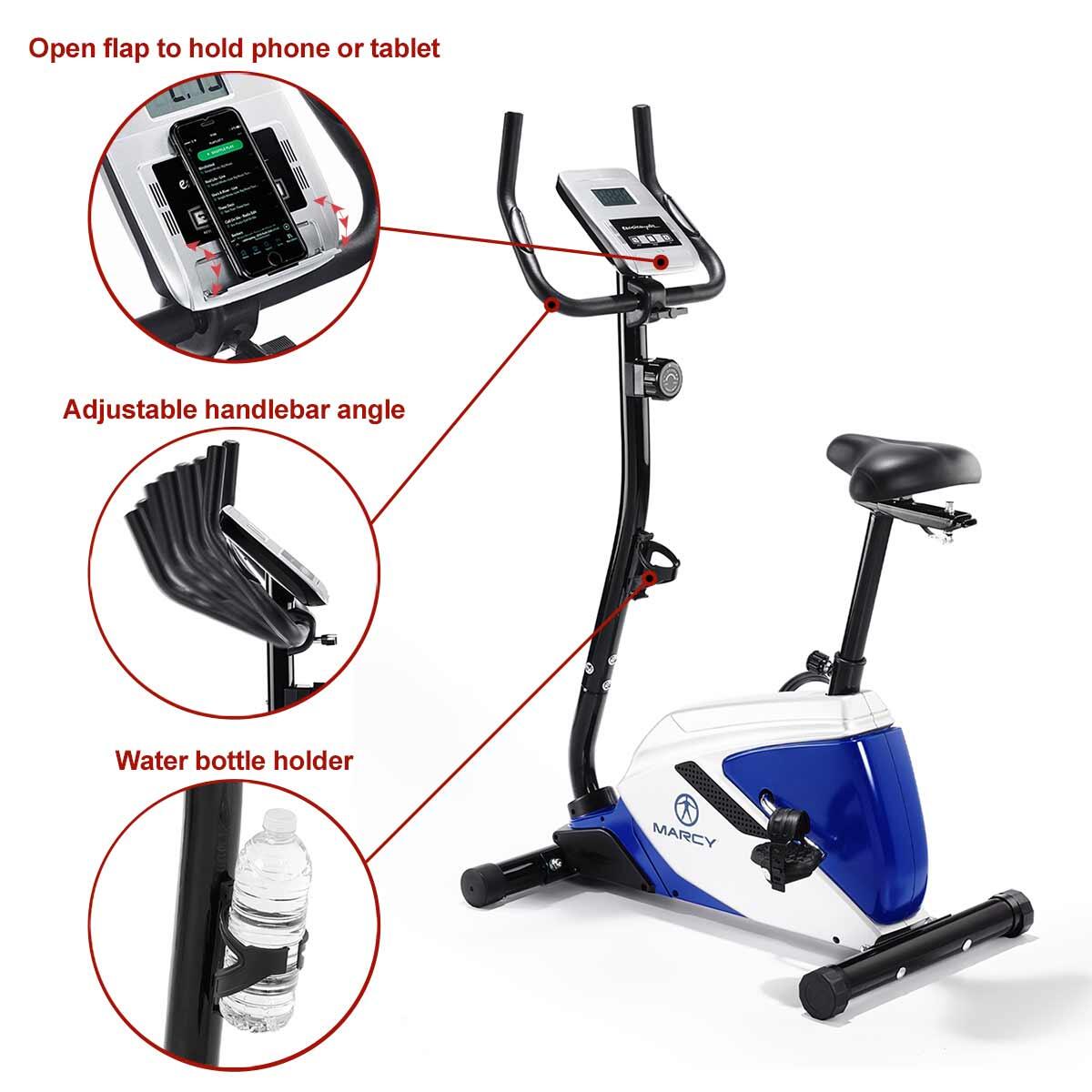 MARCY AZURE BK1016 UPRIGHT EXERCISE BIKE 3/7