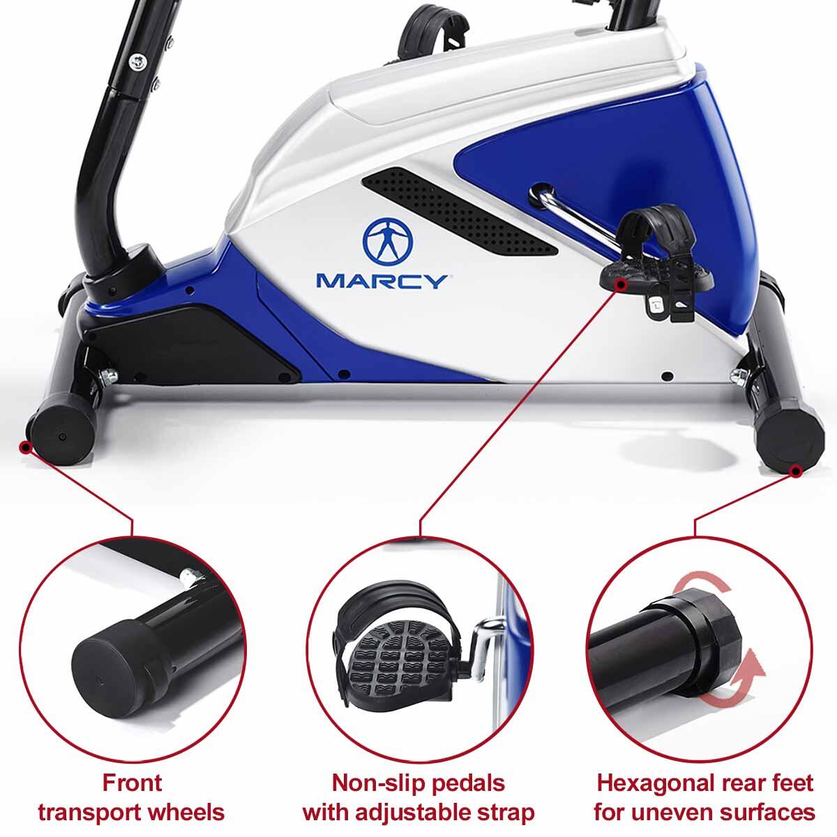 MARCY AZURE BK1016 UPRIGHT EXERCISE BIKE 6/7