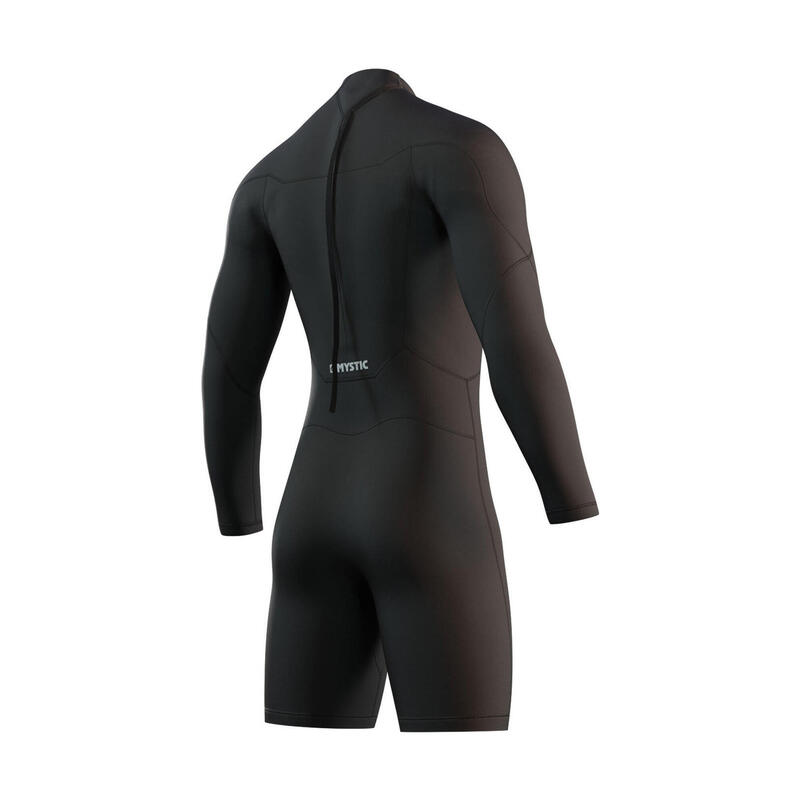Hommes Brand 3/2mm Manches Longues Back Zip Shorty Combinaison Néoprène