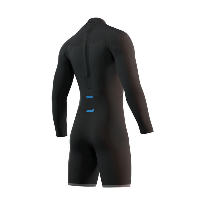 Hommes Brand 3/2mm Manches Longues Back Zip Shorty Combinaison Néoprène
