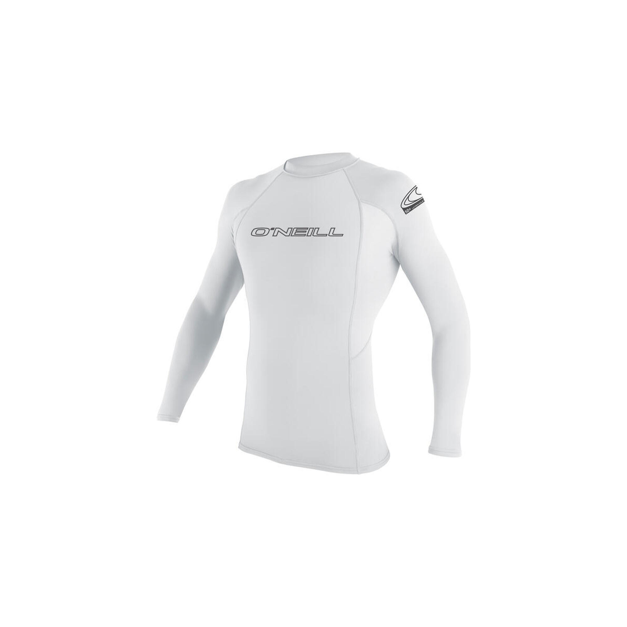 O'neill Homme Basique Skins Manches Longues Crew Lycra - Blanc