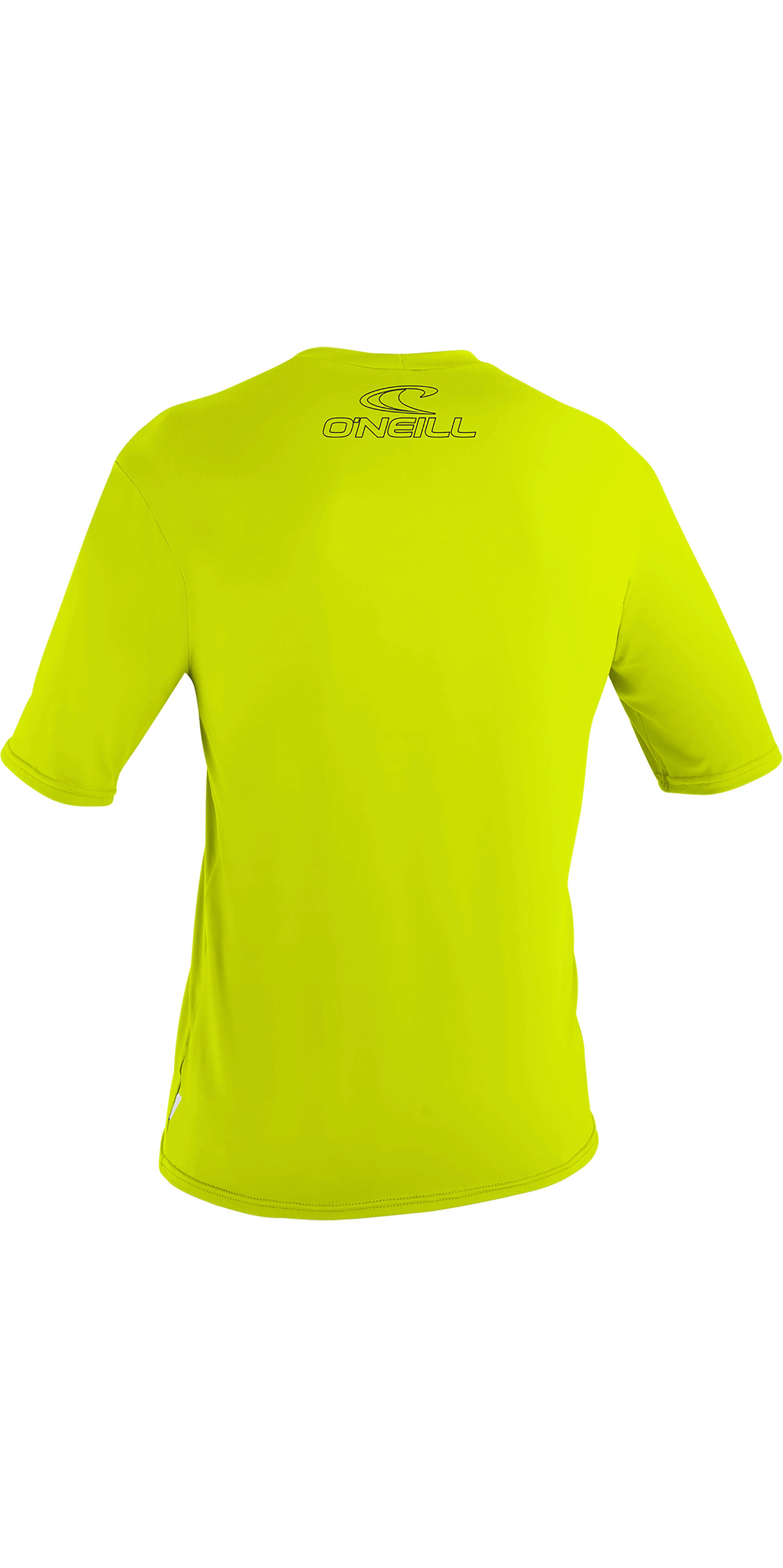 O'Neill Youth Basic Skins Short Sleeve Rash Tee - Lime 2/2