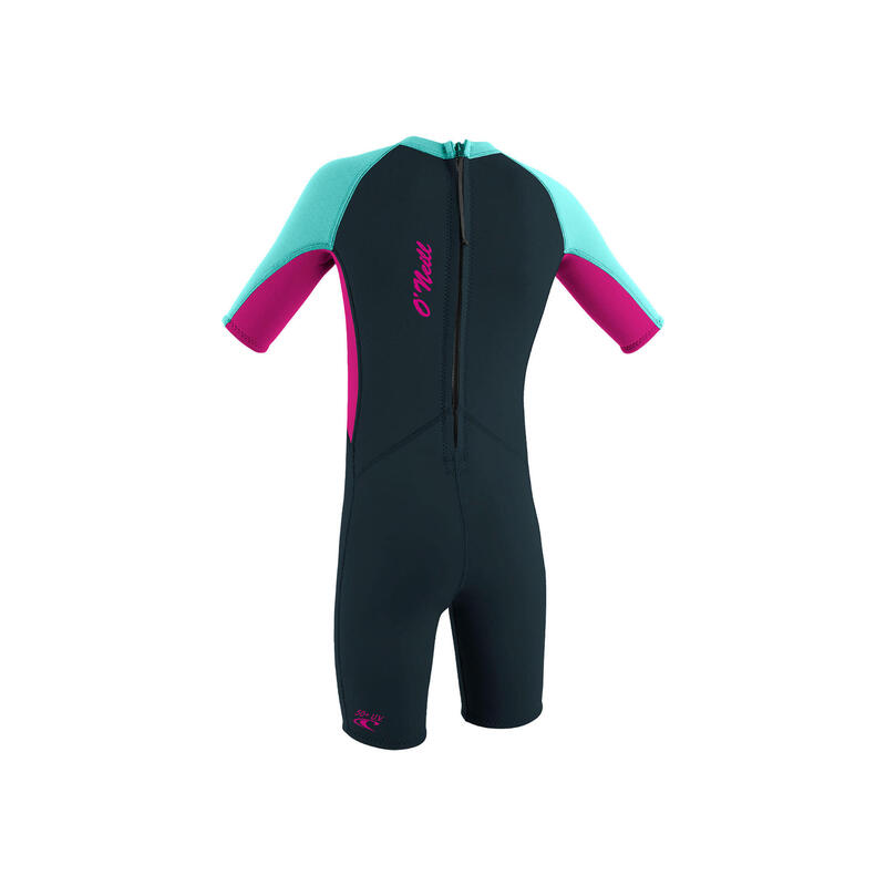 O'Neill Enfants Reactor 2mm Back Zip Shorty Combinaison Néoprène - Slate / Berr