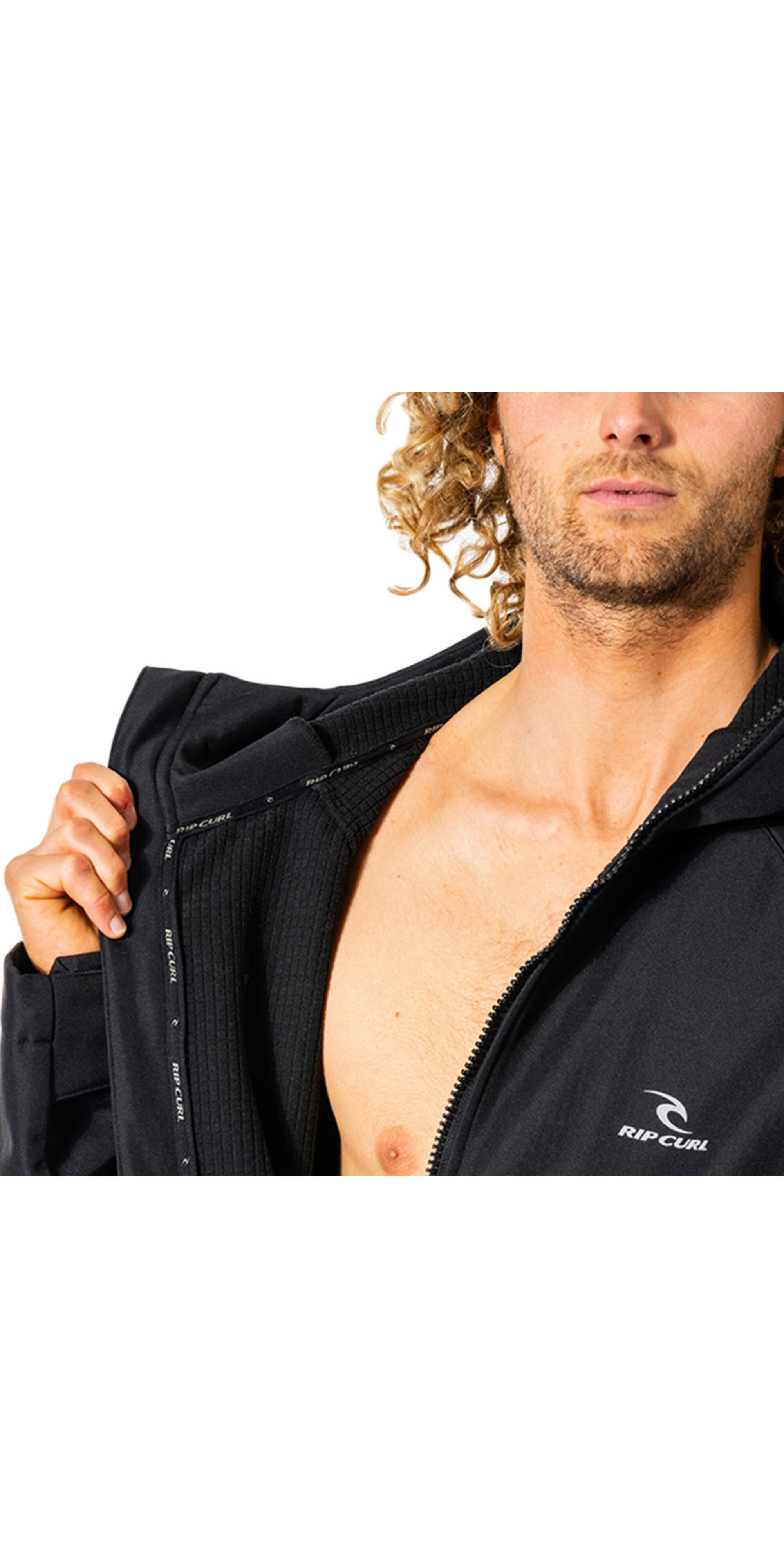 Poncho Rip Curl ANTISERIES HOODED PONCHO czarne 3/3