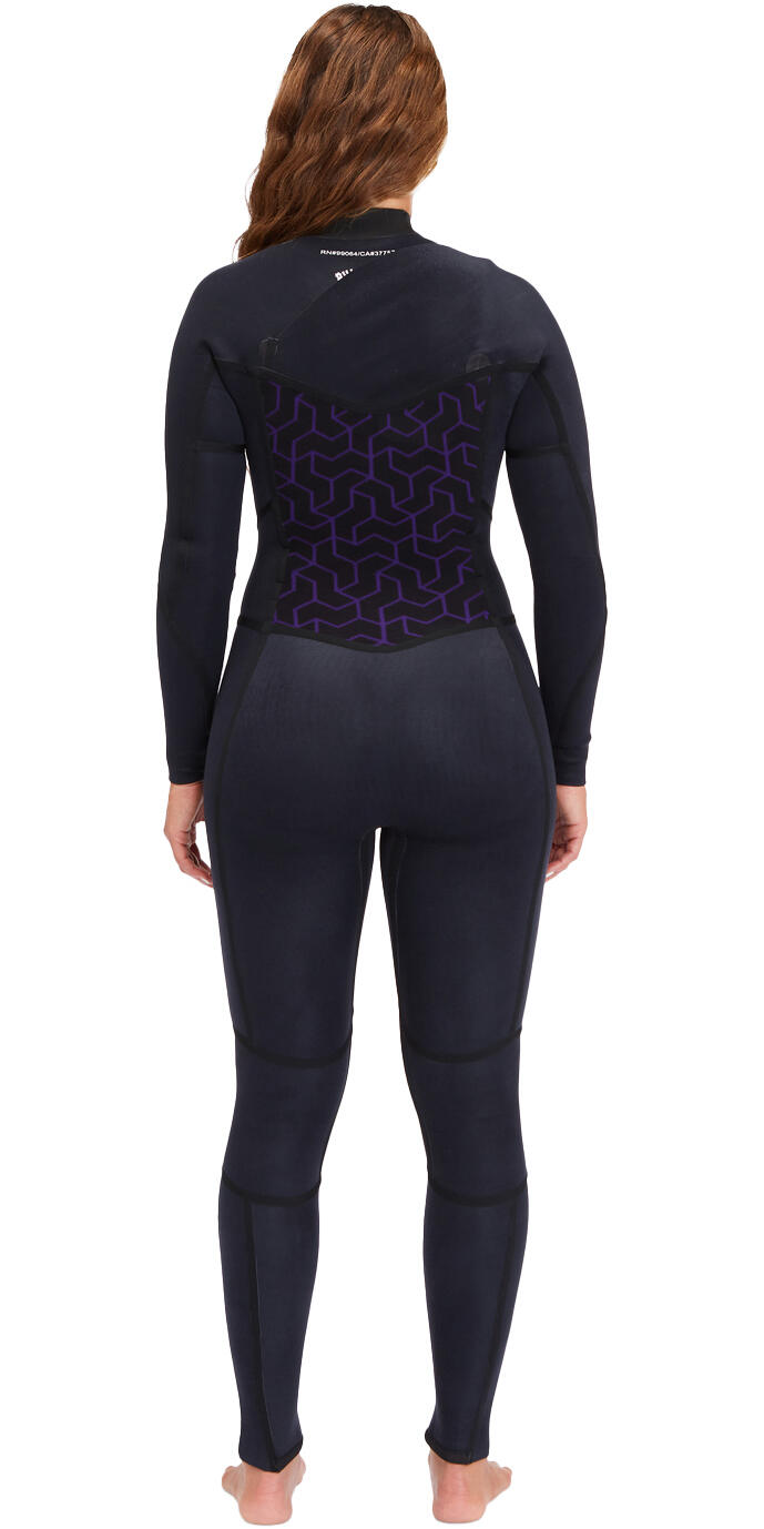 Synergy 3/2mm Chest Zip Wetsuit - Deep Sea 3/4