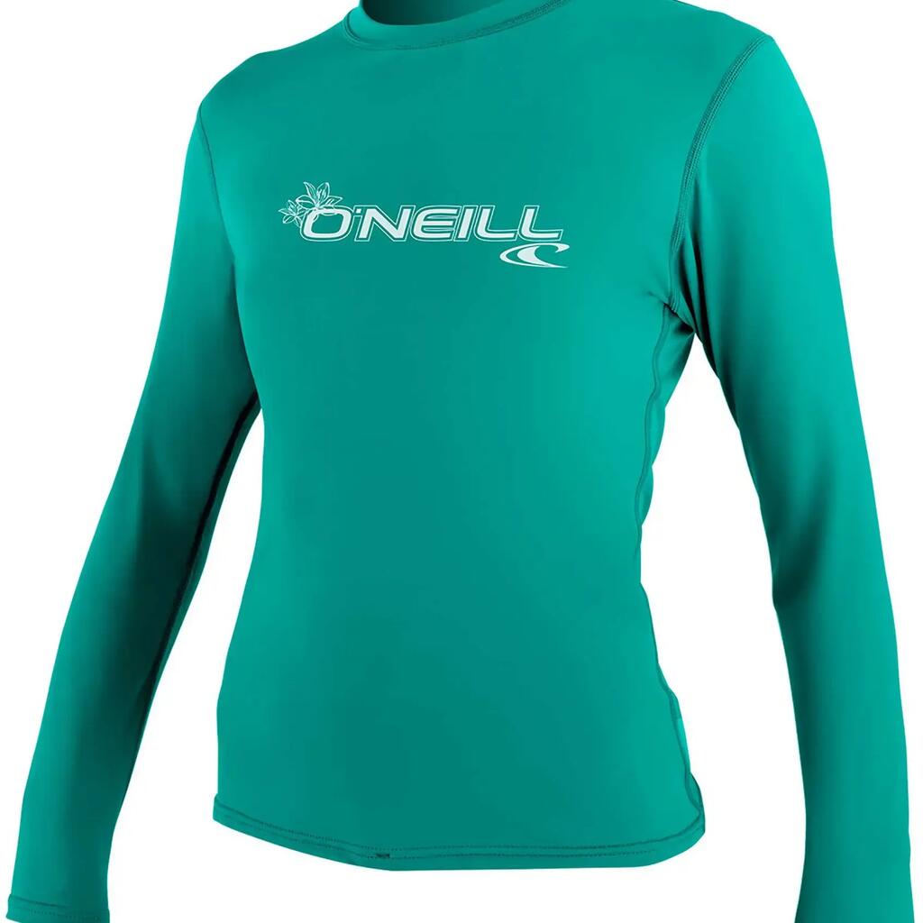 O'Neill Basic Skins Long Sleeve Rash Tee - Light Aqua