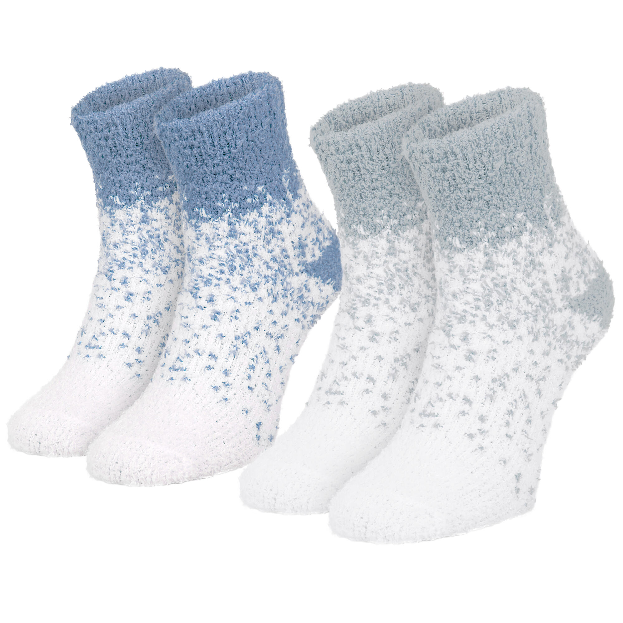 Cozy socks | Women | 2 pairs | One size | Grey/Blue