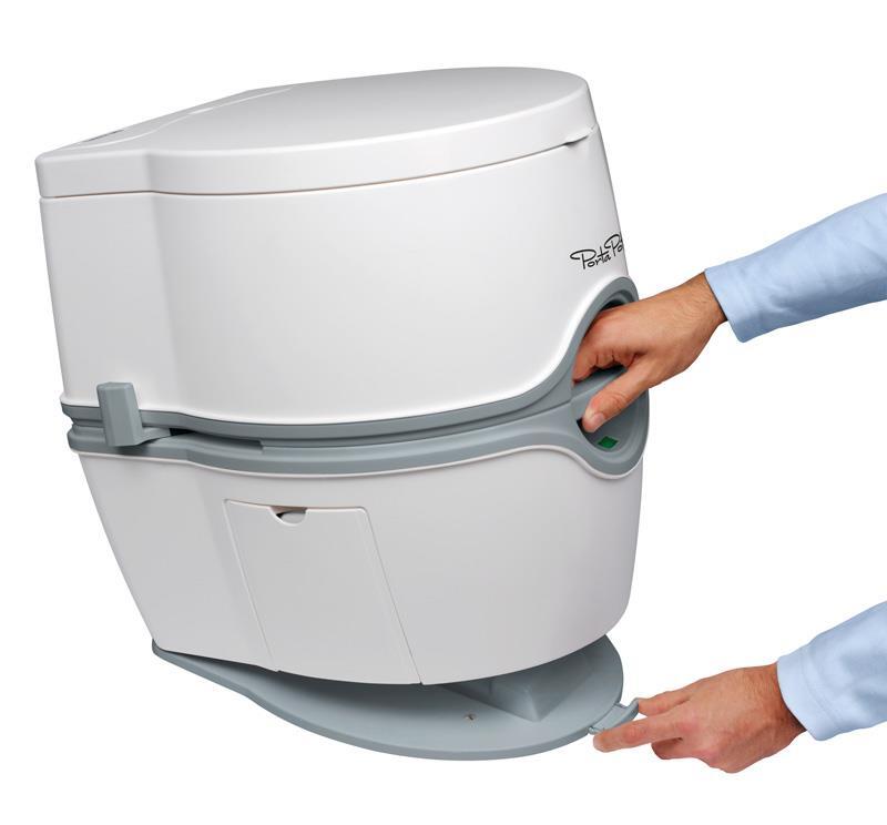 Thetford Porta Potti Excellence 565E Electric Flush Premium Chemical Toilet 6/7