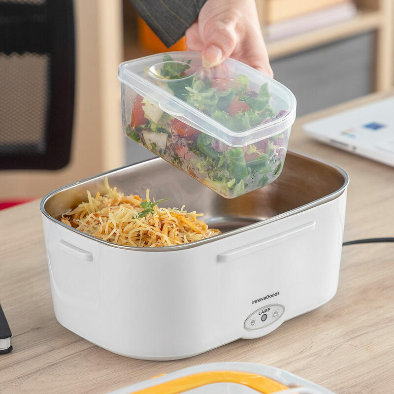 Boîte à lunch électrique pour le bureau et la voiture Gris