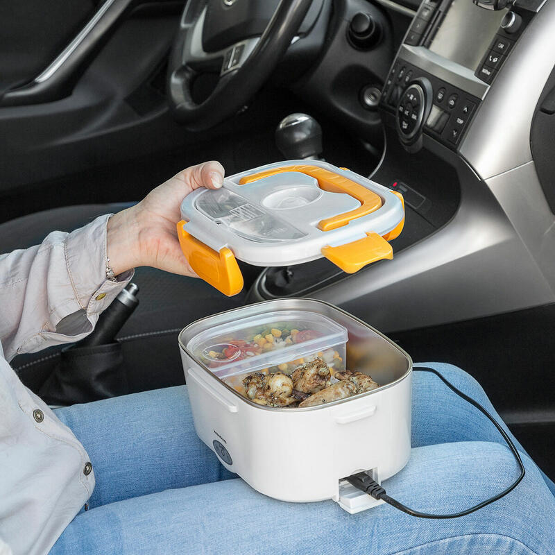 Boîte à lunch électrique pour le bureau et la voiture Gris