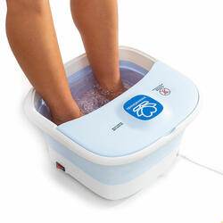 Spa pour les Pieds Pliable avec Rouleaux et Hydromassage