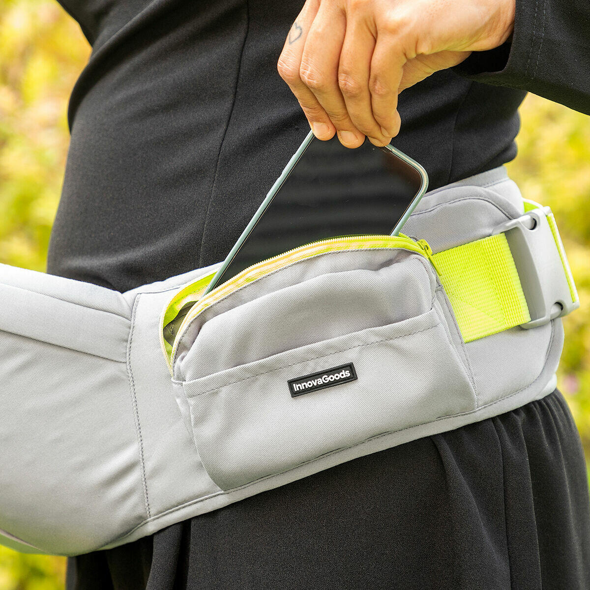Developmental Waist Belt Baby Carrier with Pockets InnovaGoods 4/5