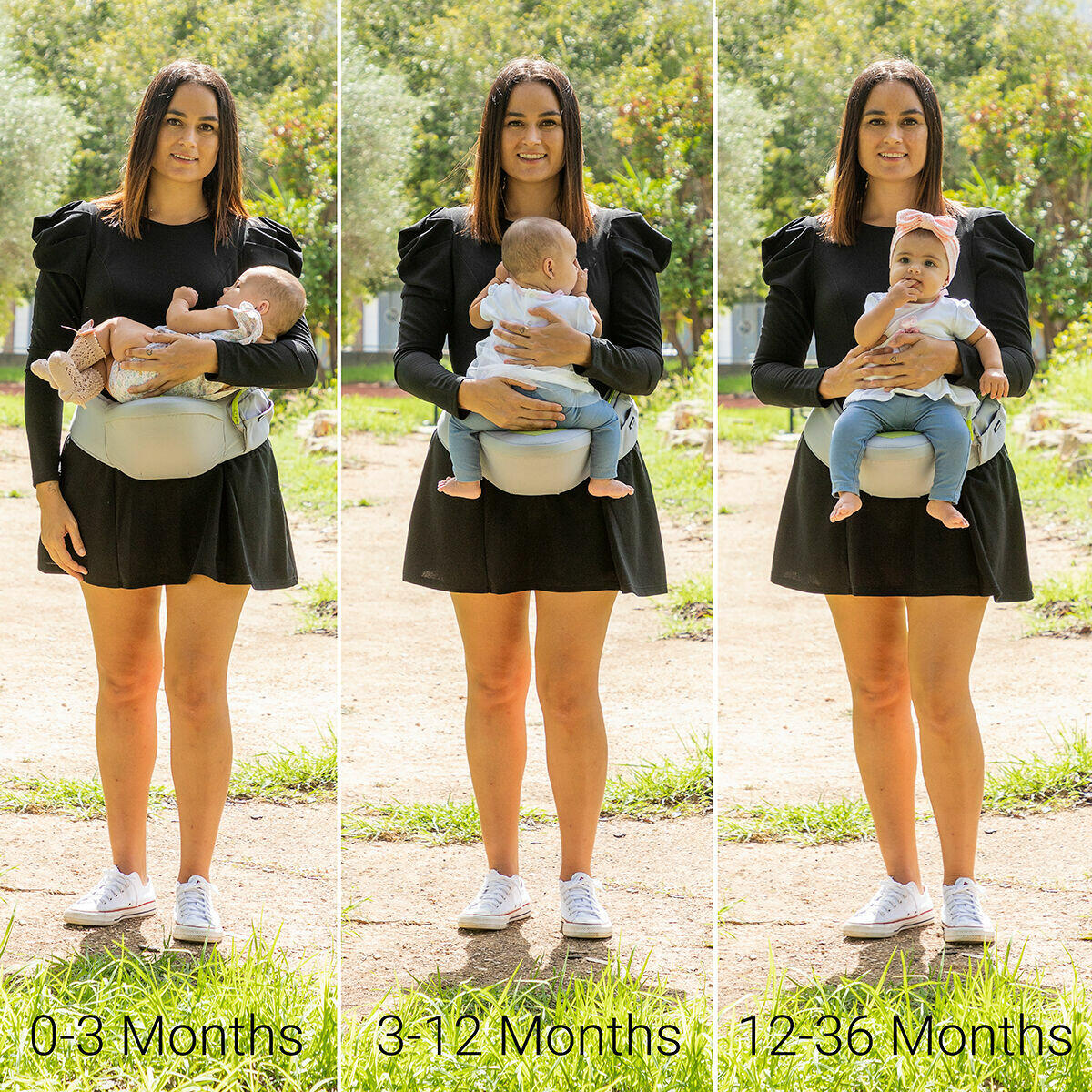 Developmental Waist Belt Baby Carrier with Pockets InnovaGoods 5/5