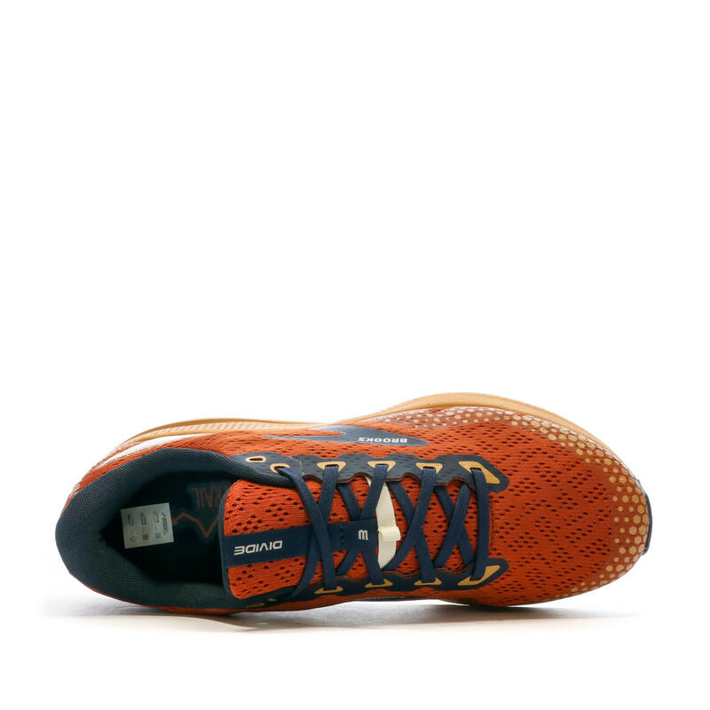 Chaussures de running Orange Homme Brooks Divide 3