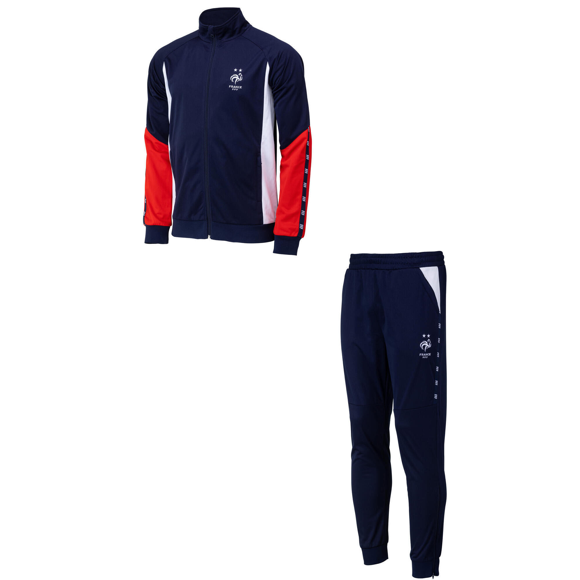 Fff - Survêtement Enfant Fff - Collection Officielle Equipe De France De Football - Survêtement - Bleu - 4 À 6 Ans - Decathlon