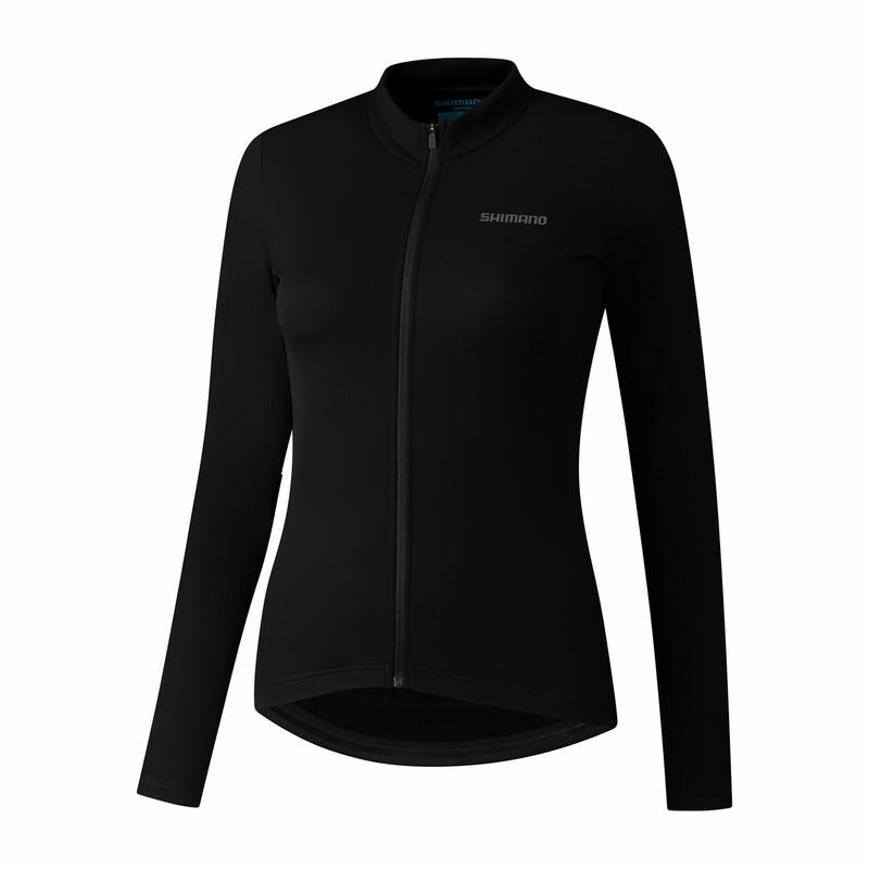 SHIMANO Woman's   ELEMENT Long Sleeve Jersey, black