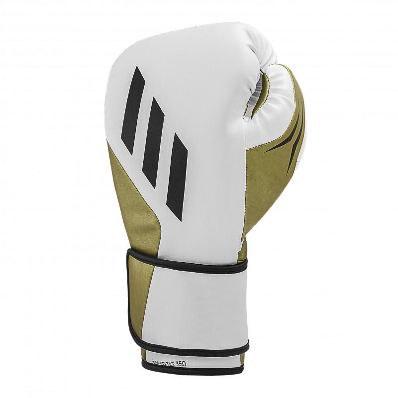 Adidas Gant de boxe « Speed Tilt 350V », 16 oz., Blanc-or