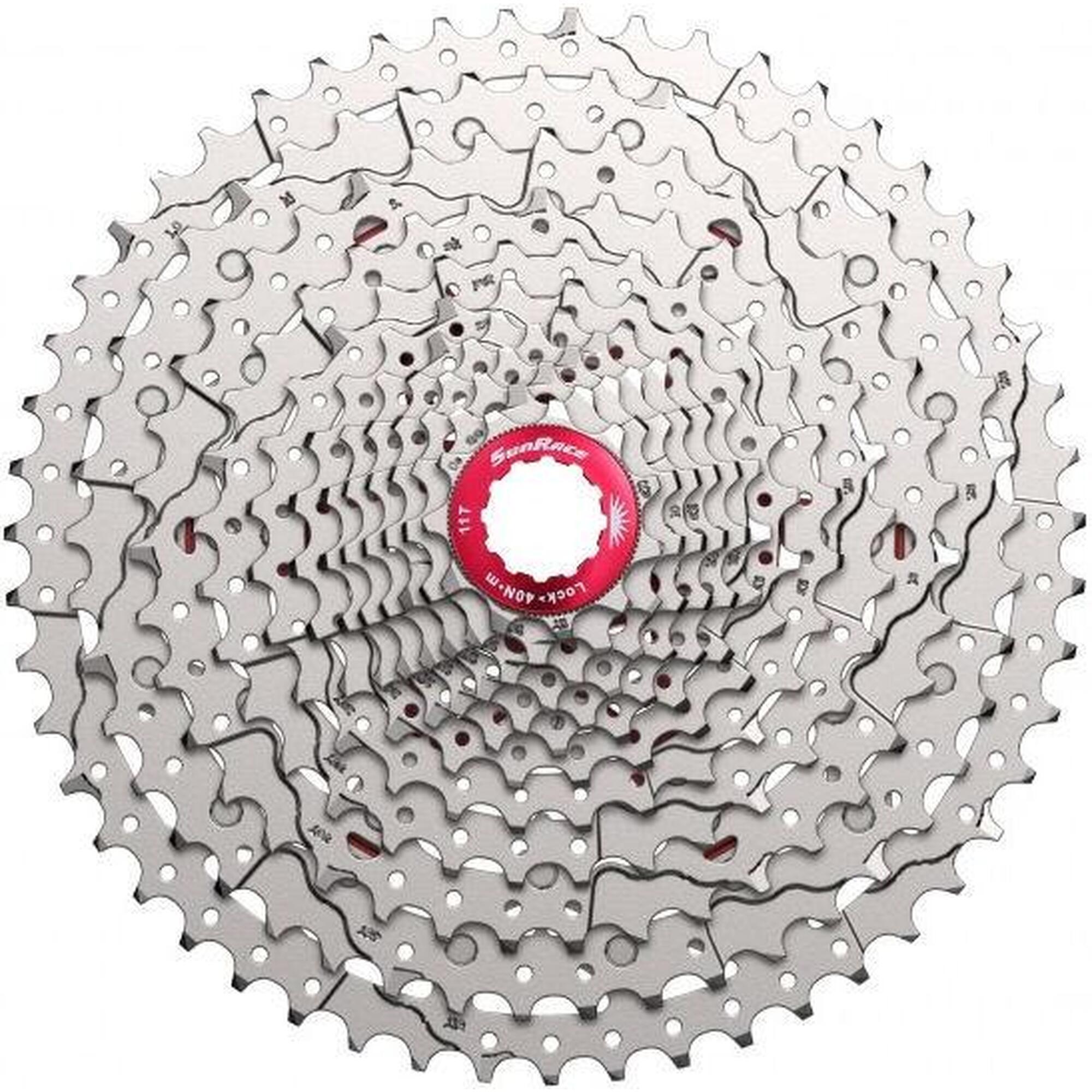 SunRace CSMZ800 Cassette 12 vitesses 11-51T argent dans la boîte