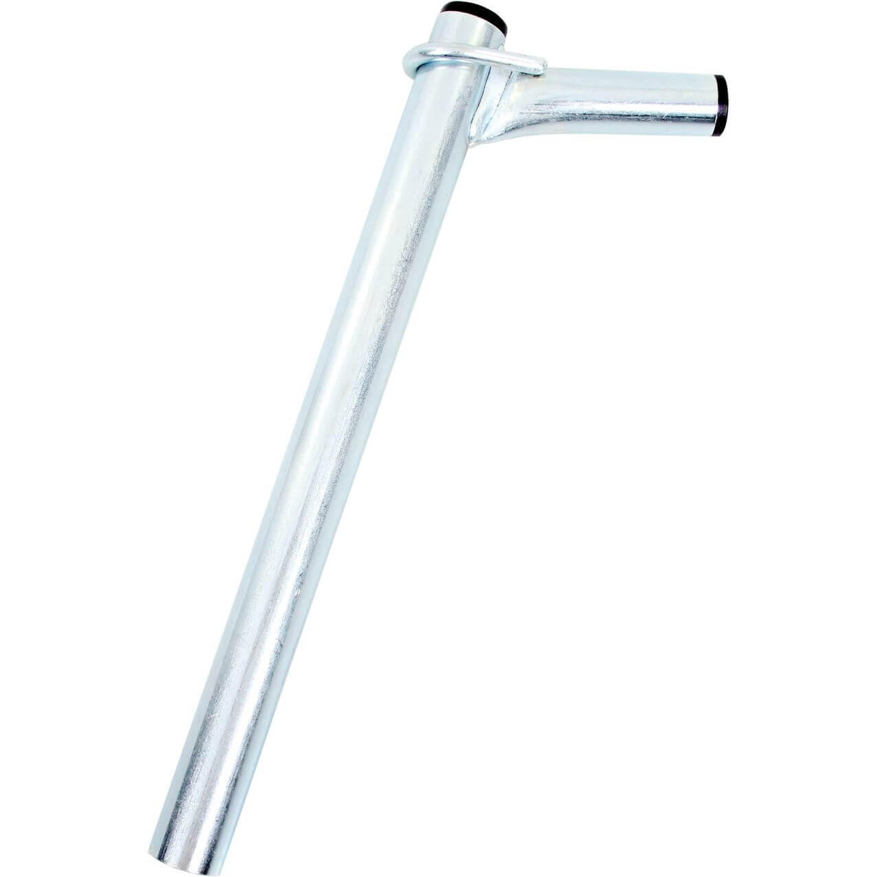Steco Poste de Asiento Pin Up 25.4 x 300 mm de Acero Plateado 2/2