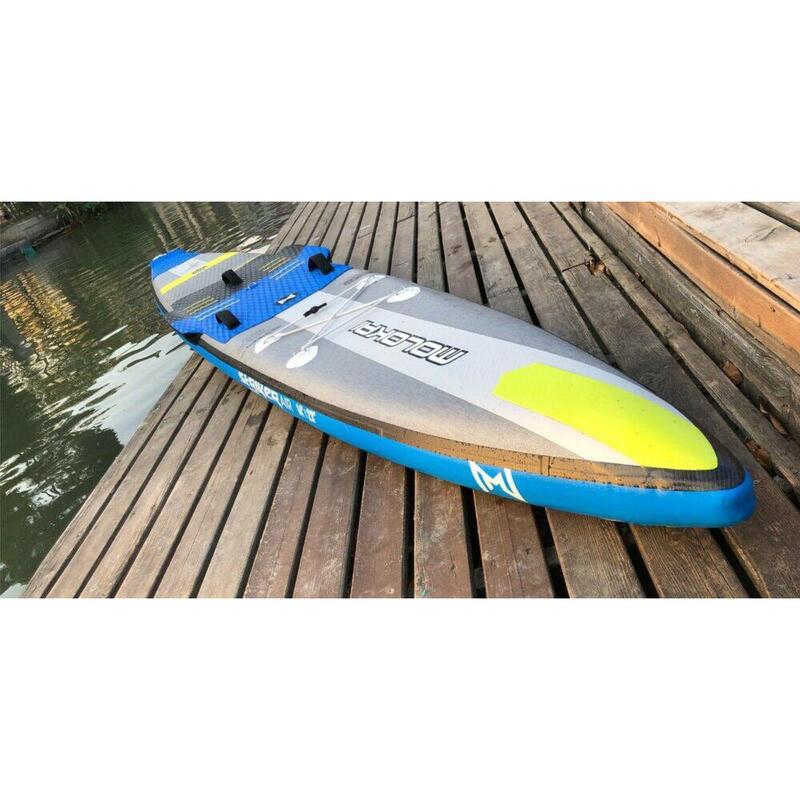 Striker Air Race Pro 14’0″ X 23″ RDS Inflatable SUP Package - Blue/Yellow