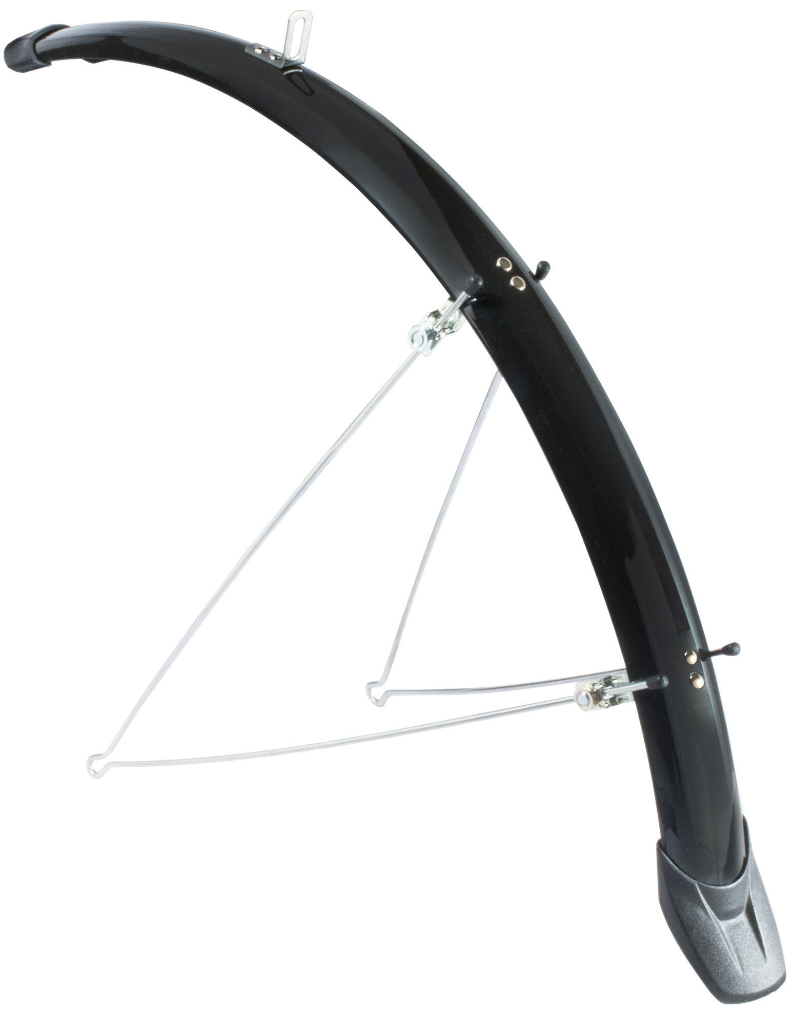 EUROFENDER Elegante en robuuste Spatbordset Eurofender 28 x 46 mm - Zwart
