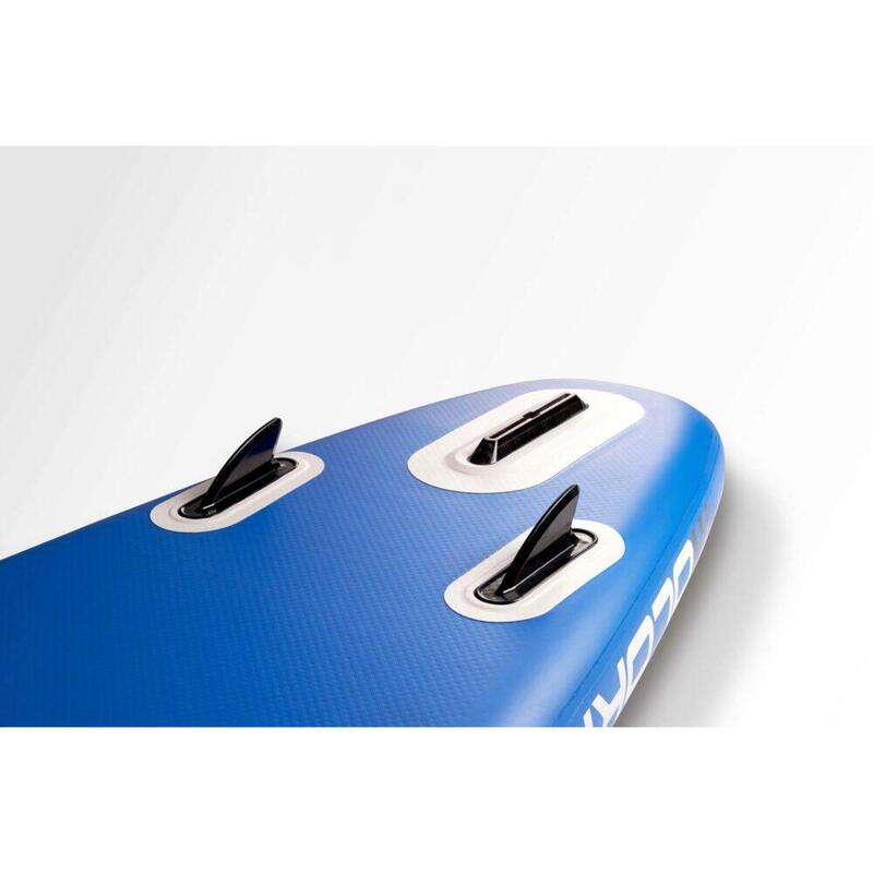 Light Air All Round 10’6″ X 33″ RDS Inflatable SUP Package - Blue/White