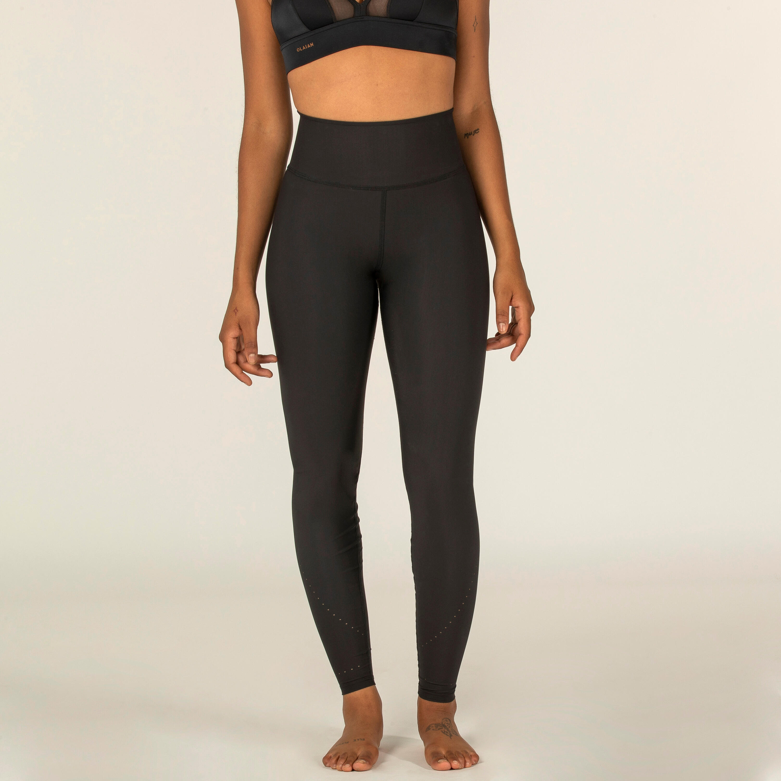 REFURBISHED SURF LEGGINGS ANTI-UV RACHEL BLACK - A GRADE 3/7