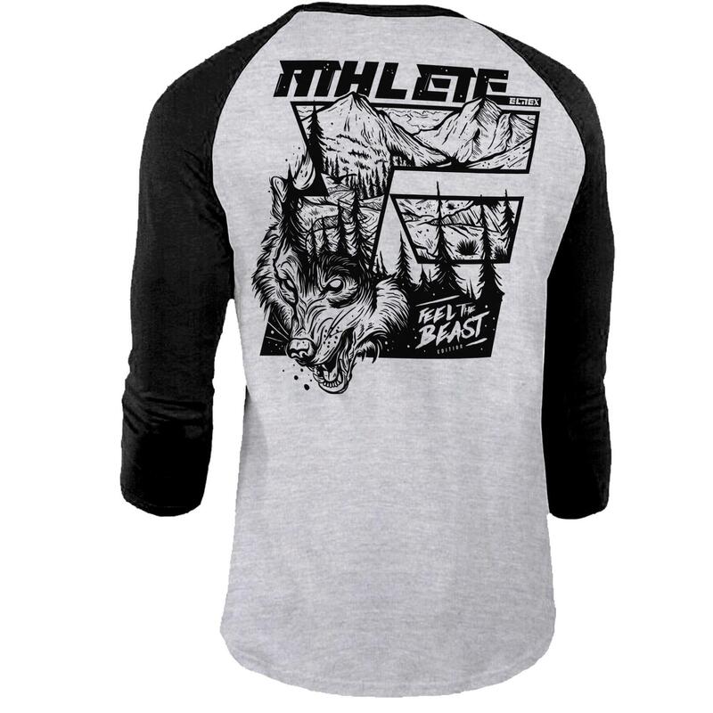 Camiseta Elitex Training Manga 3/4 Lobo