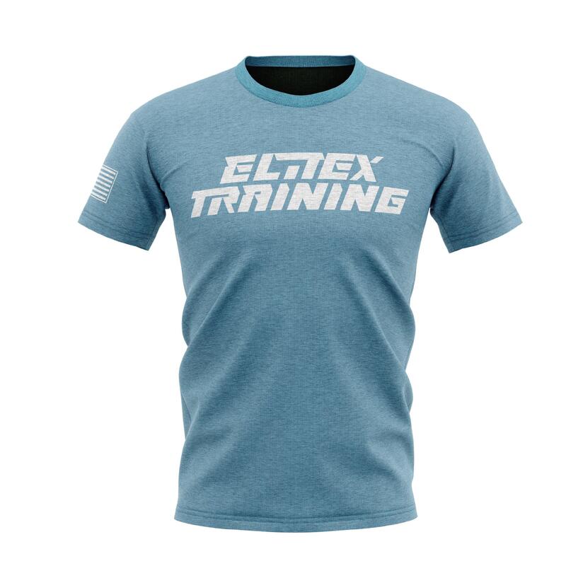 Camiseta Elitex Training Athlete Basic 2.0 Azul Claro
