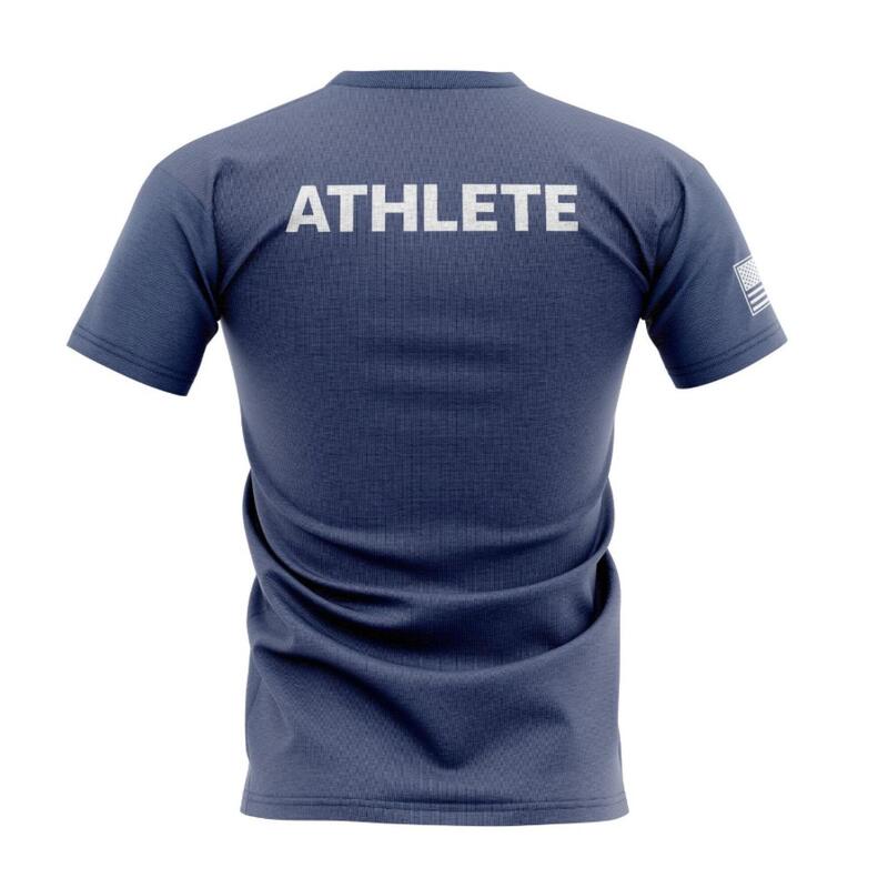 Camiseta Elitex Training Athlete Basic 2.0 Azul