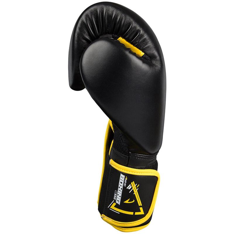 Mănuși box Avento 8 Oz negru/galben