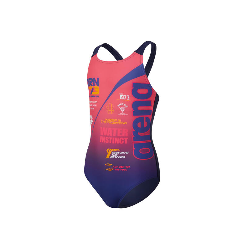 JUNIOR ASIAN RANGE RACING XBACK TRAINING ONE PIECE - PINK