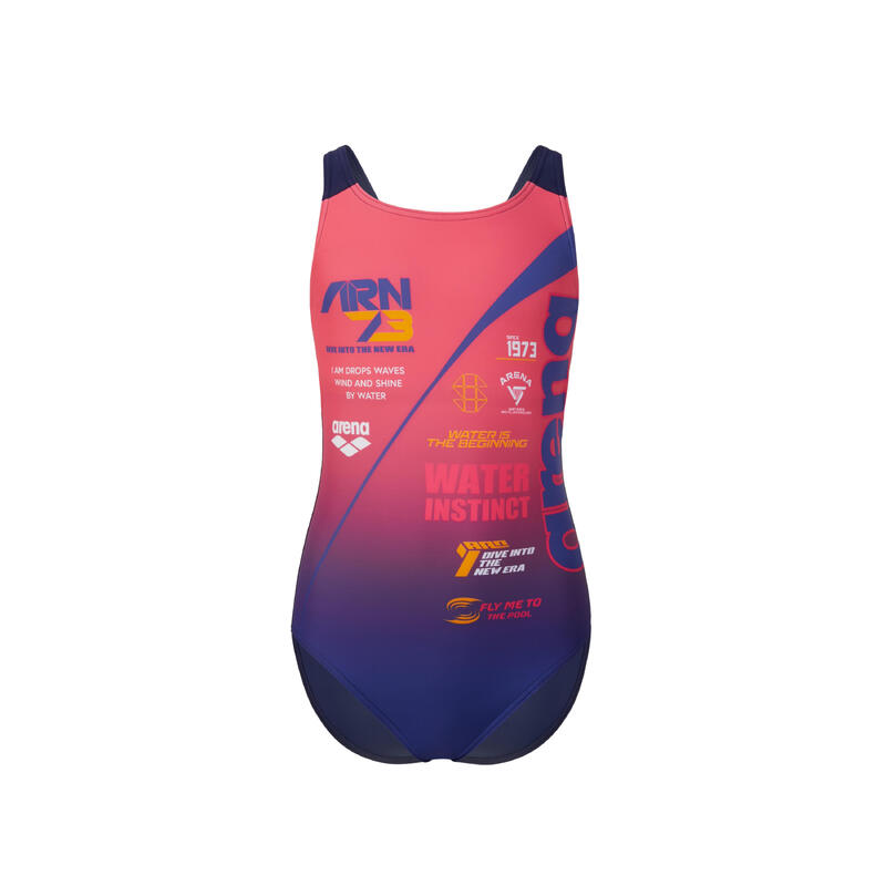 JUNIOR ASIAN RANGE RACING XBACK TRAINING ONE PIECE - PINK