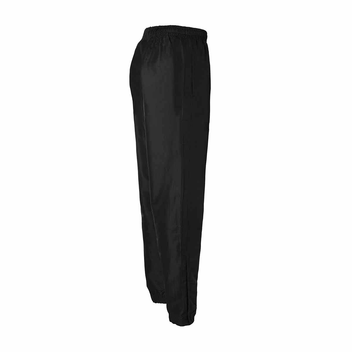 Pantaloni tuta da uomo in poliestere nero da sportivo 7/7
