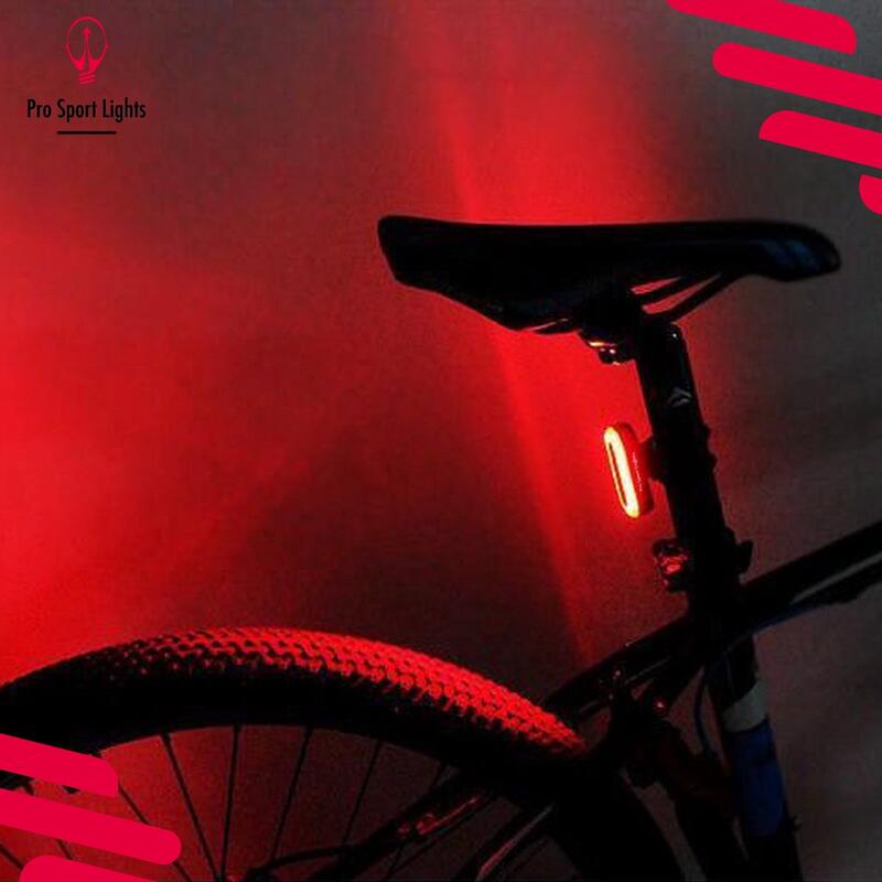 Feu arrière rouge - rechargeable par USB - Feu de vélo LED