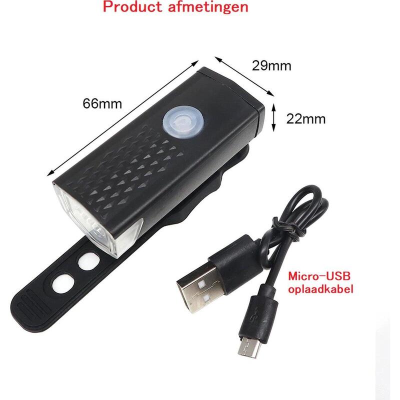 Set lumini LED bicicletă: față 300 lumeni, spate 20 lumeni. 1780994077WH7y