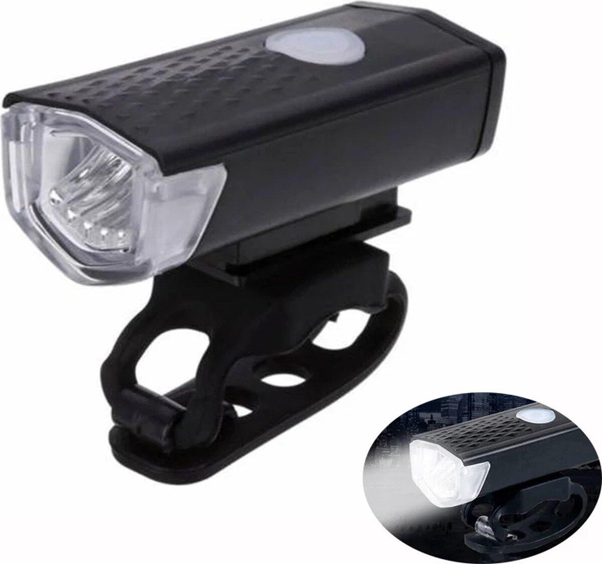 LED Fietsverlichting Set - Voorlicht en Achterlicht - 300 en 20 Lumen 6/7