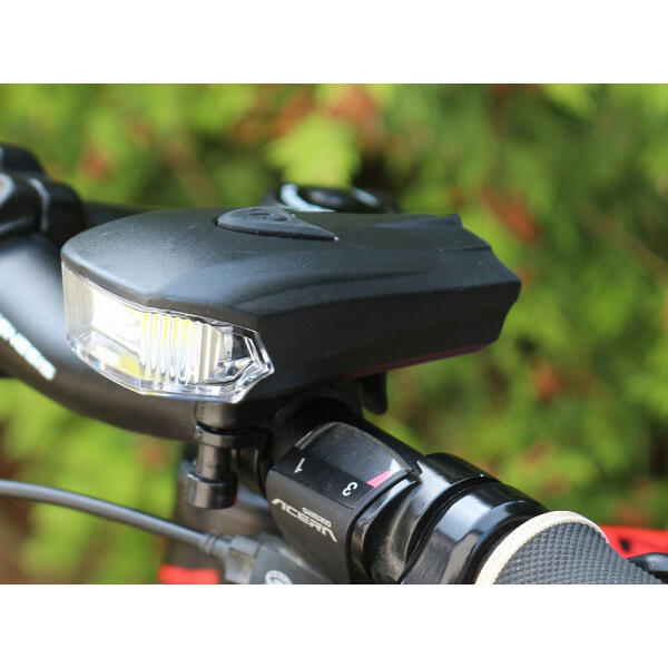 Kit d'éclairage vélo Feu avant Feu arrière COB LED - Piles Lumières Vélo