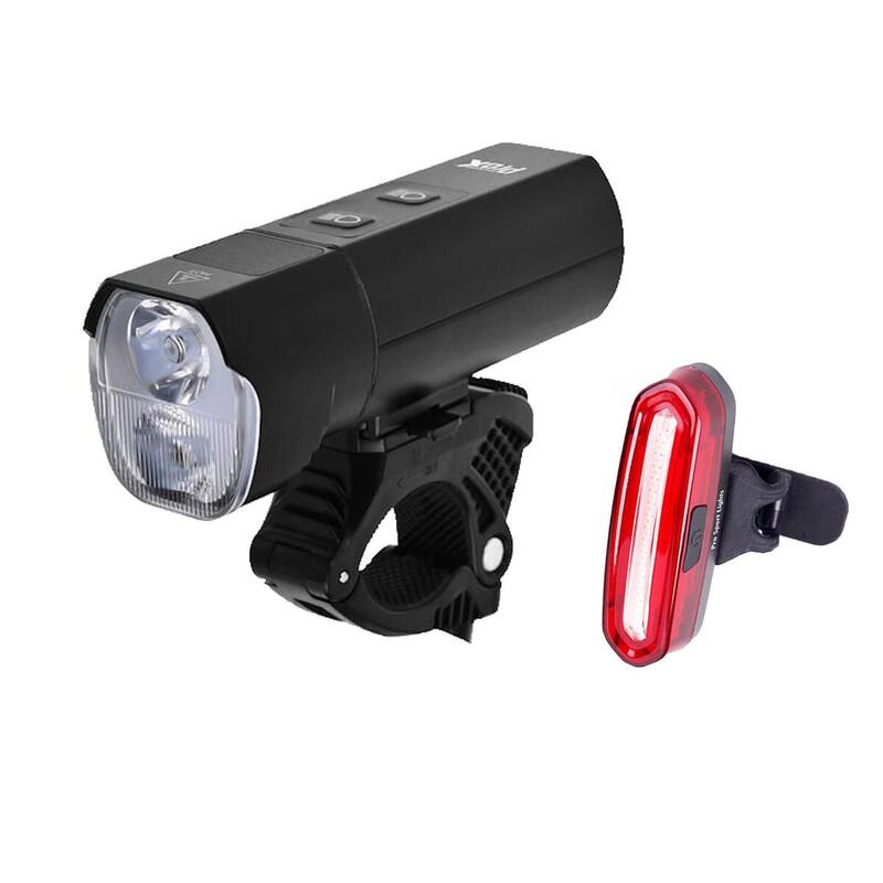 Kit d'éclairage pour vélo 1200 et 120 Lumen - Eclairage avant et arrière