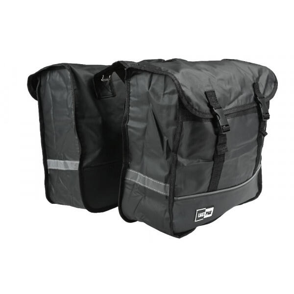 Alforjas dobles impermeables para bicicletas eléctricas - Negro mate - 35 L 3/6