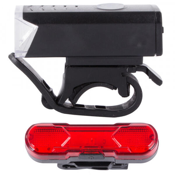 PROX Fietsverlichtingsset Voorlicht en Achterlicht - LED Fietslampen - USB Oplaadbaar