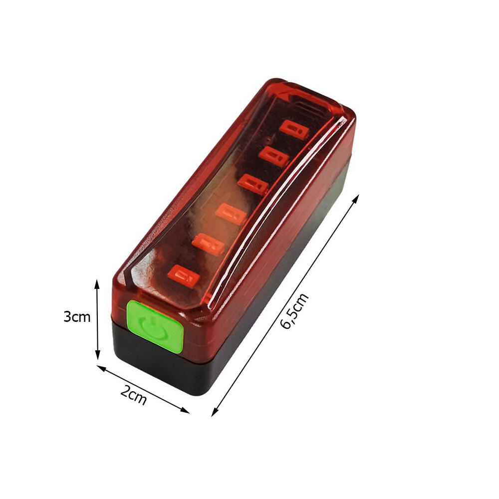 Fietslamp Achterlicht Rood - LED Fietsverlichting USB Oplaadbaar 7/7