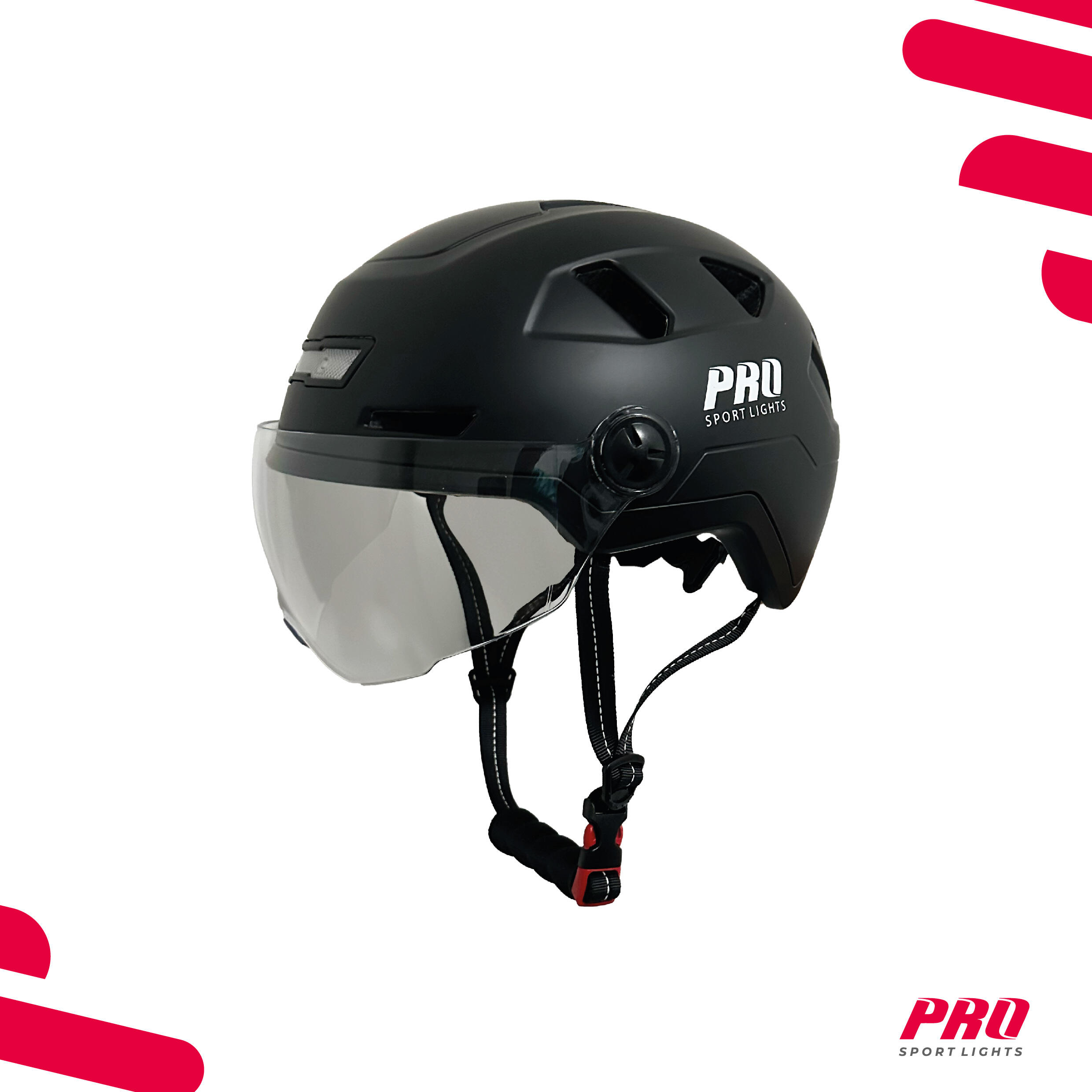 Fietshelmen voor dames en heren, lichte MTB-fietshelm met afneembaar vizier en magnetische bril, verstelbare fietshelm voor ebike, mountainbike (55-61 cm