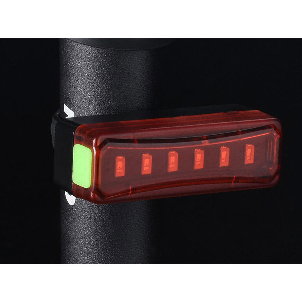 Fietslamp Achterlicht Rood - LED Fietsverlichting USB Oplaadbaar 6/7