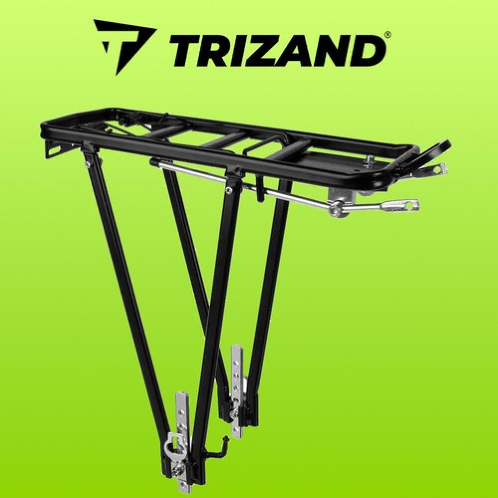 Fietsenrek Zwart Fietsbagagedrager Aluminium 2/7