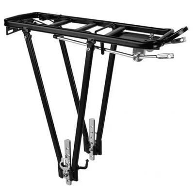 Fietsenrek zwart fietsbagagedrager aluminium