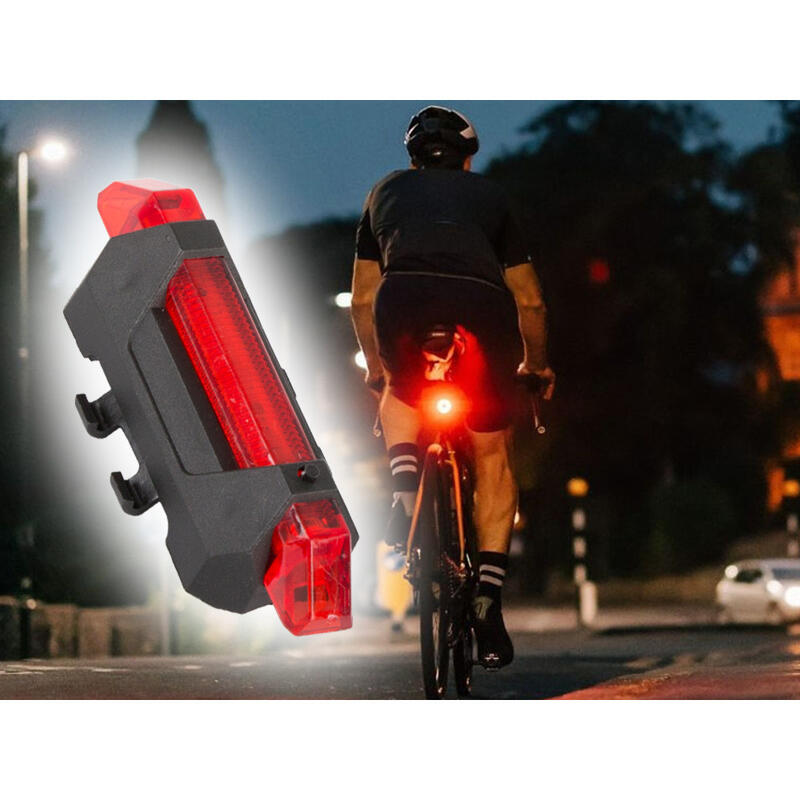 Kit d'éclairage pour vélo Feu avant et feu arrière Phare LED Éclairage de vélo