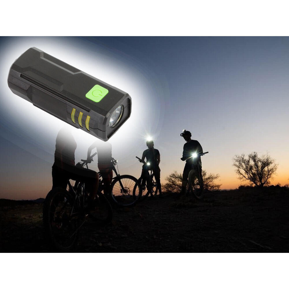 Kit d'éclairage pour vélo Feu avant et feu arrière Phare LED Éclairage de vélo 4/7
