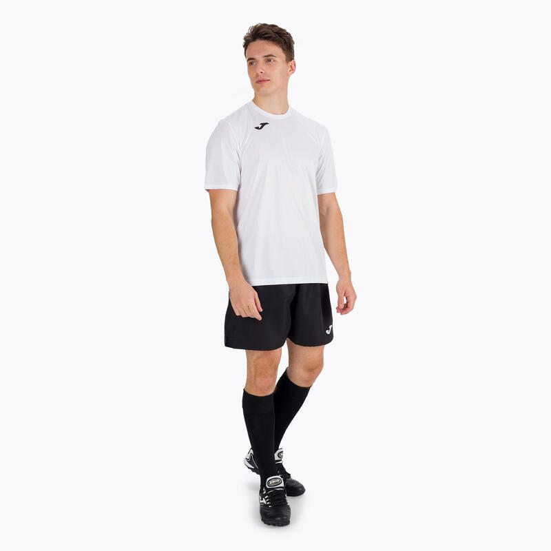T-shirt manga curta futebol Homem Joma Combi branco